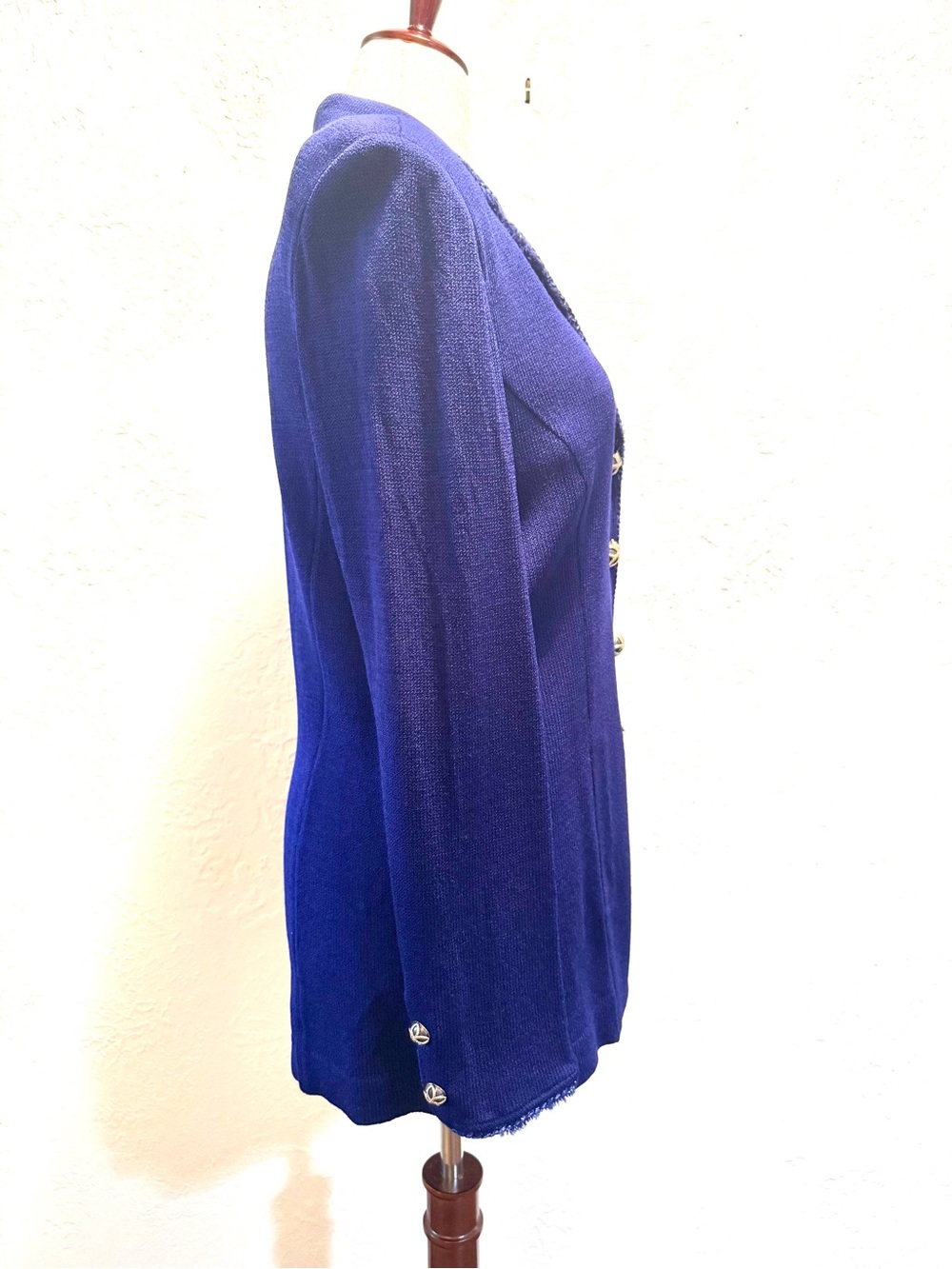 St. John Collection Long Blazer with Decorative Buttons - Picture 5 of 12